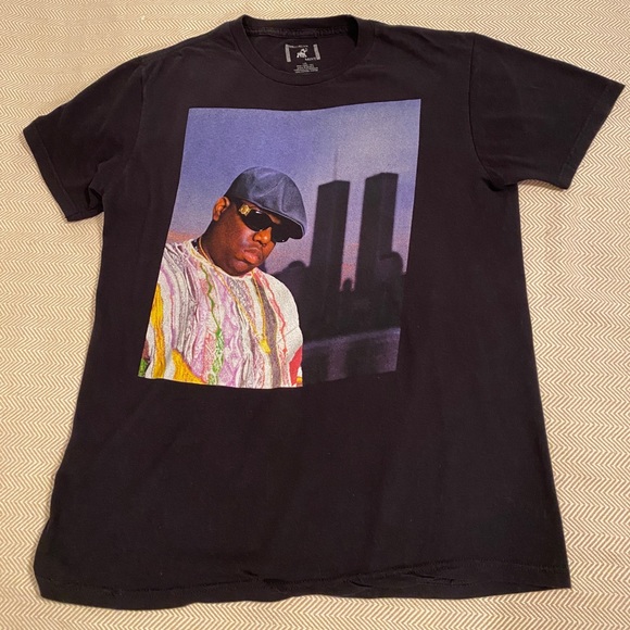 biggie smalls twin towers shirt